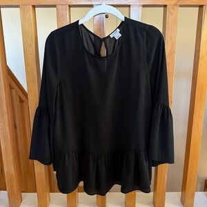 J. Crew Loose Peplum Top